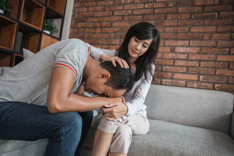 Young Man Crying As He Expresses His Feelings