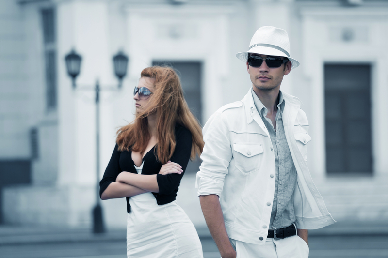 Young Couple On A Date But The Girl Is Giving Early Mixed Signals