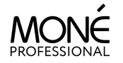 Logo of Moné Professional featuring the brand name in bold, modern typography.